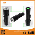 C81 Portable Mini LED Zoom lampe torche avec clip Pen
